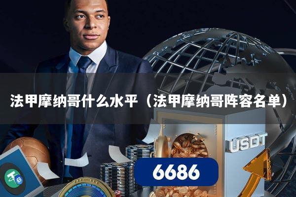 法甲摩纳哥什么水平(法甲摩纳哥阵容名单)